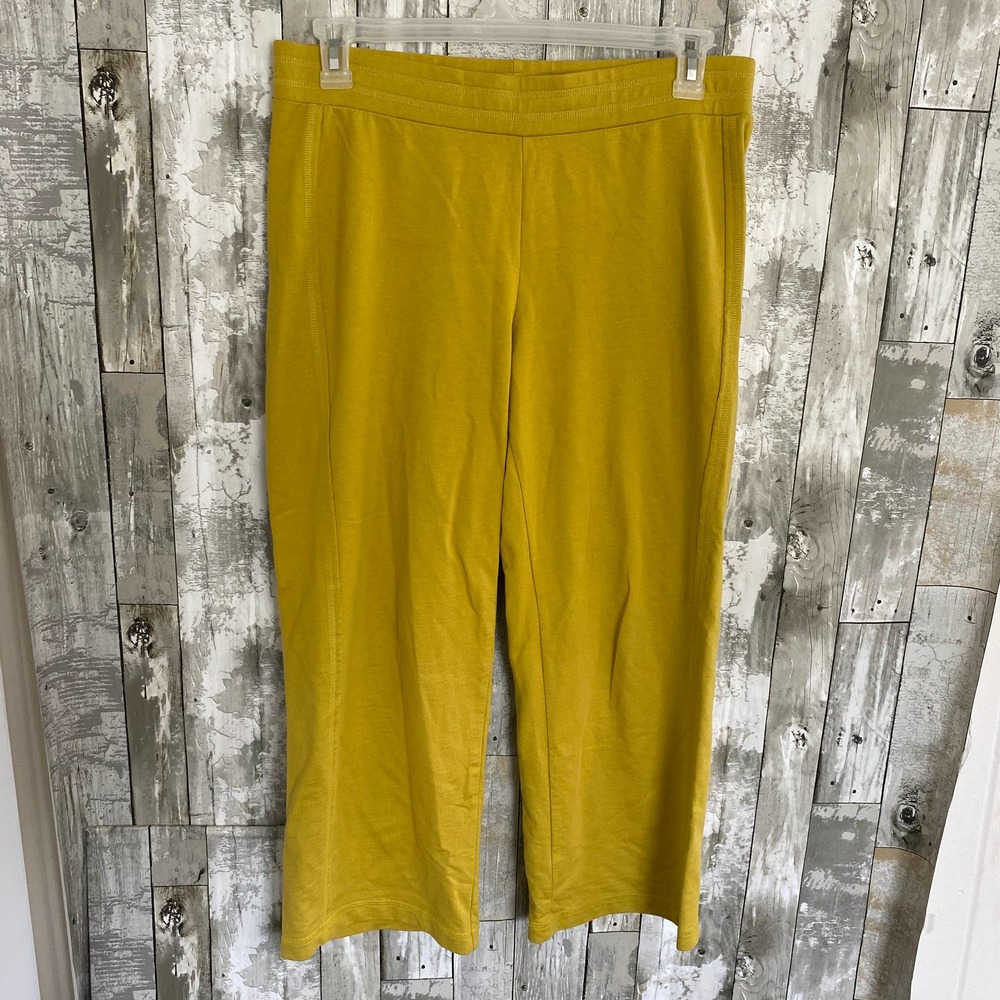 J. Jill cotton pull on pants yellow S